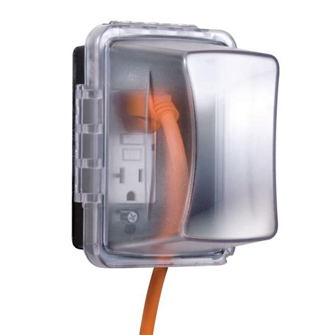 indoor electrical outlet box covers|protective covers for electrical outlets.